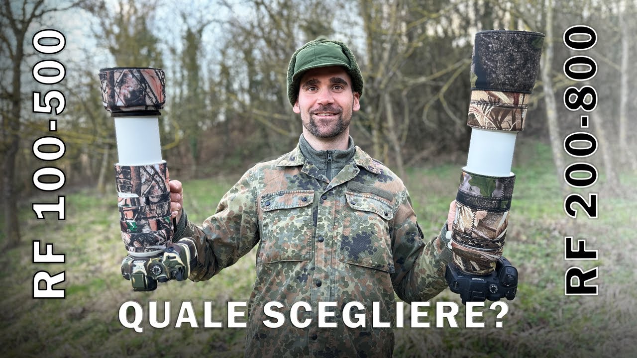 RF200-800 vs RF100-500 Test comparativo - Quale è il miglior zoom Canon? Quale scegliere?