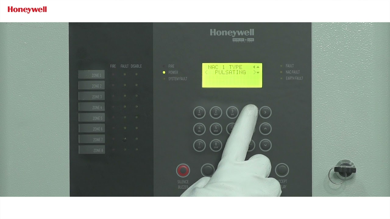 Configuration of NAC output in the Morley Lite panel