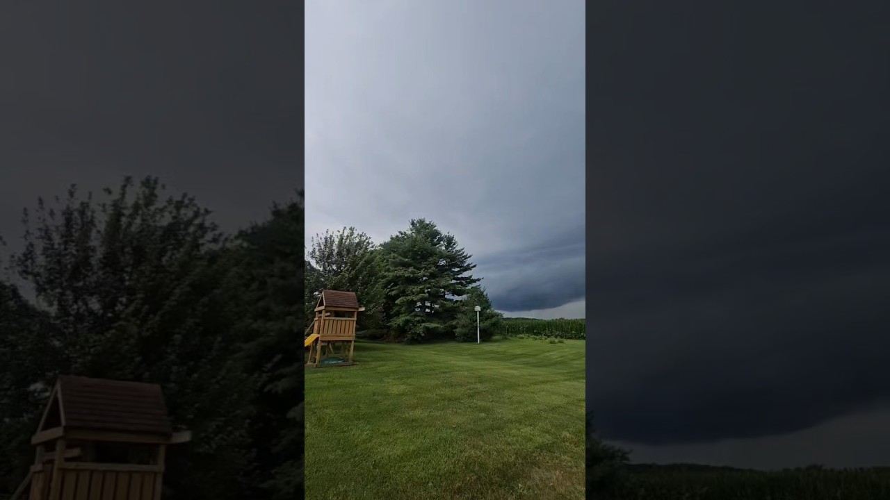 Storm #67 Incoming 😂 #weather #storm #rain #family #fyp #farming #johndeere #tractor #corn #happy