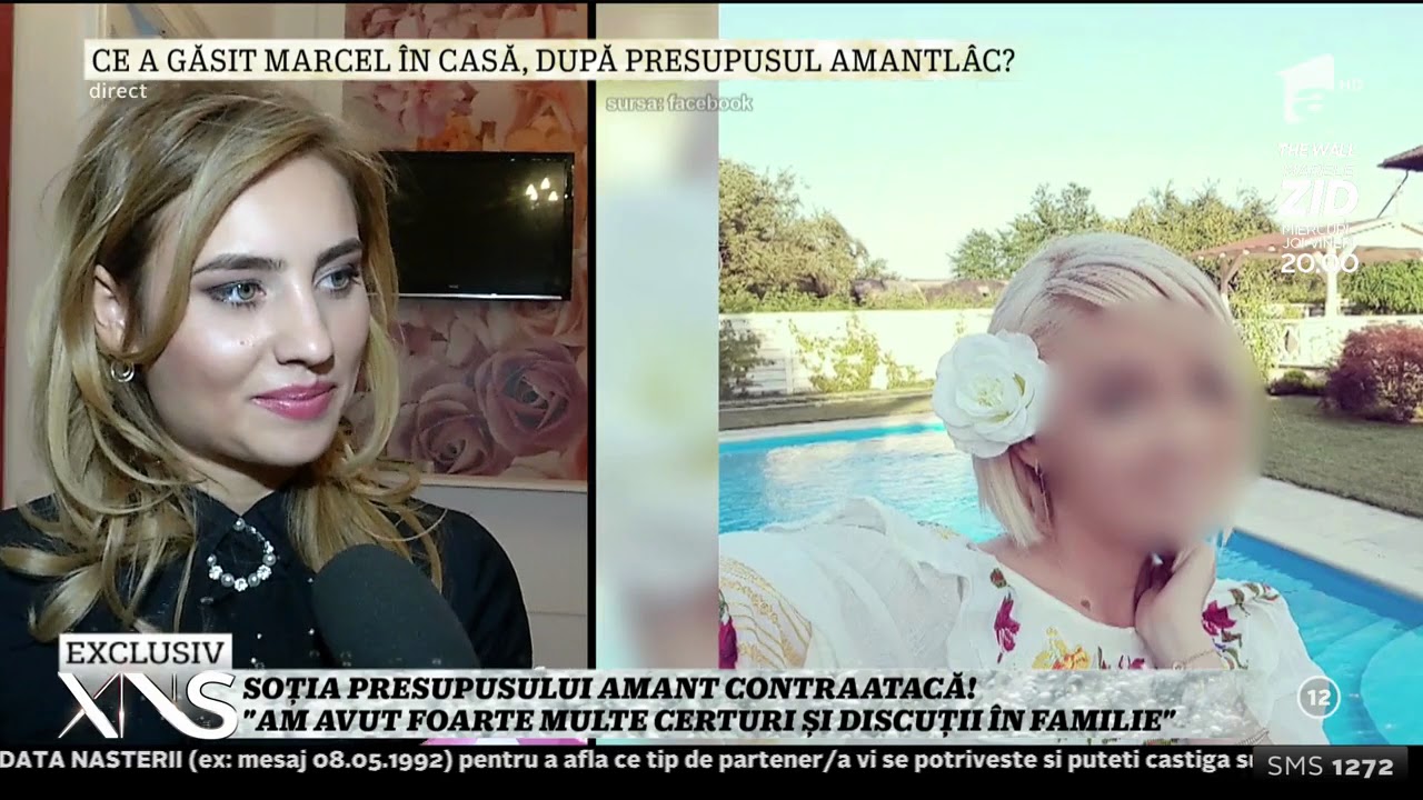 Soția presupusului amant al soției lui Marcel Toader contraatacă