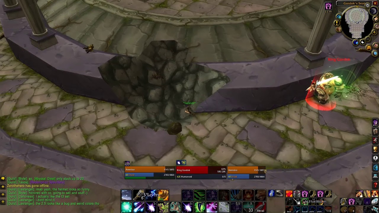 Dire Maul tribute run - druid solo
