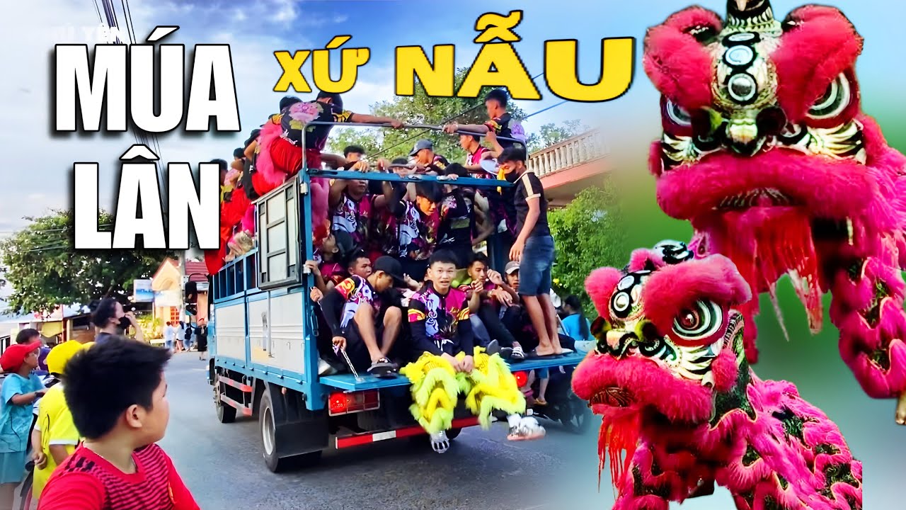 Náo Nhiệt Khi Xem Lân Phú Tân Lẫm Múa Lân Trung Thu Ở Làng Chài Phước Đồng Phú Yên