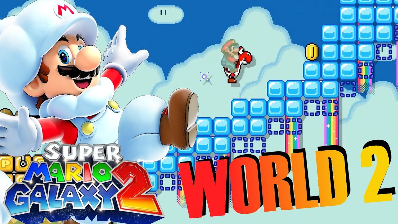 Super Mario Galaxy 2: World 2 Remade in Super Mario Maker 2