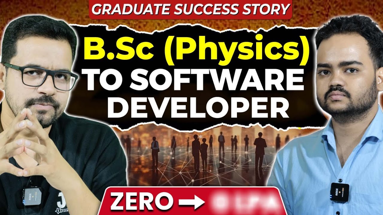 B.Sc Physics Graduate (2022) to Software Developer | JTC