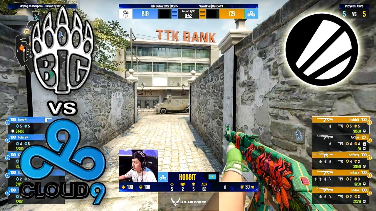 BIG vs Cloud9 - HIGHLIGHTS | Semi-Final | IEM Dallas 2022 | CSGO