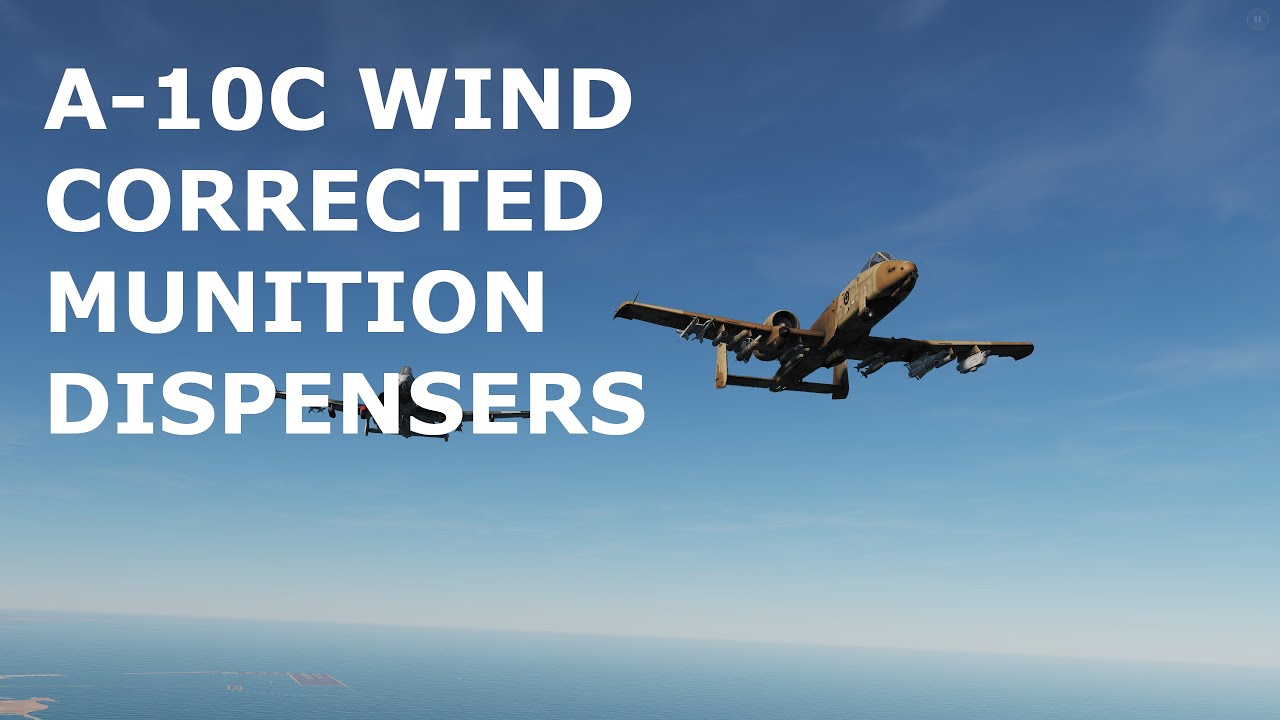 DCS World Tutorials - A-10C Warthog - Intro to CBU-103/105 Wind Corrected Munition Dispensers