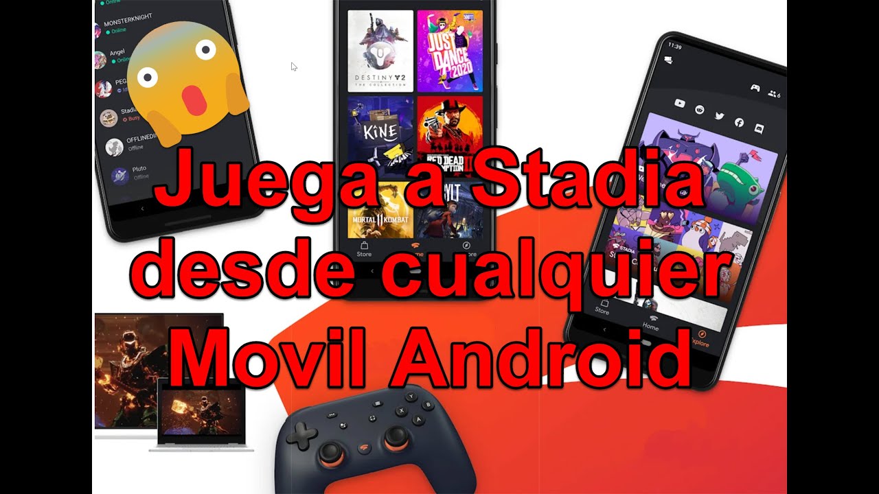 ▷ Jugar a 🎮 Stadia desde cualquier 📱 móvil Android