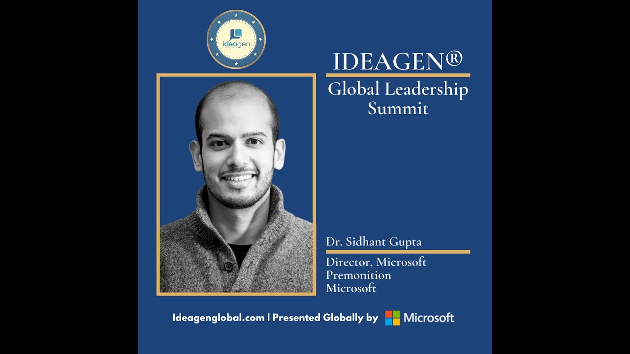 Dr. Sidhant Gupta: 2023 Global Leadership Summit
