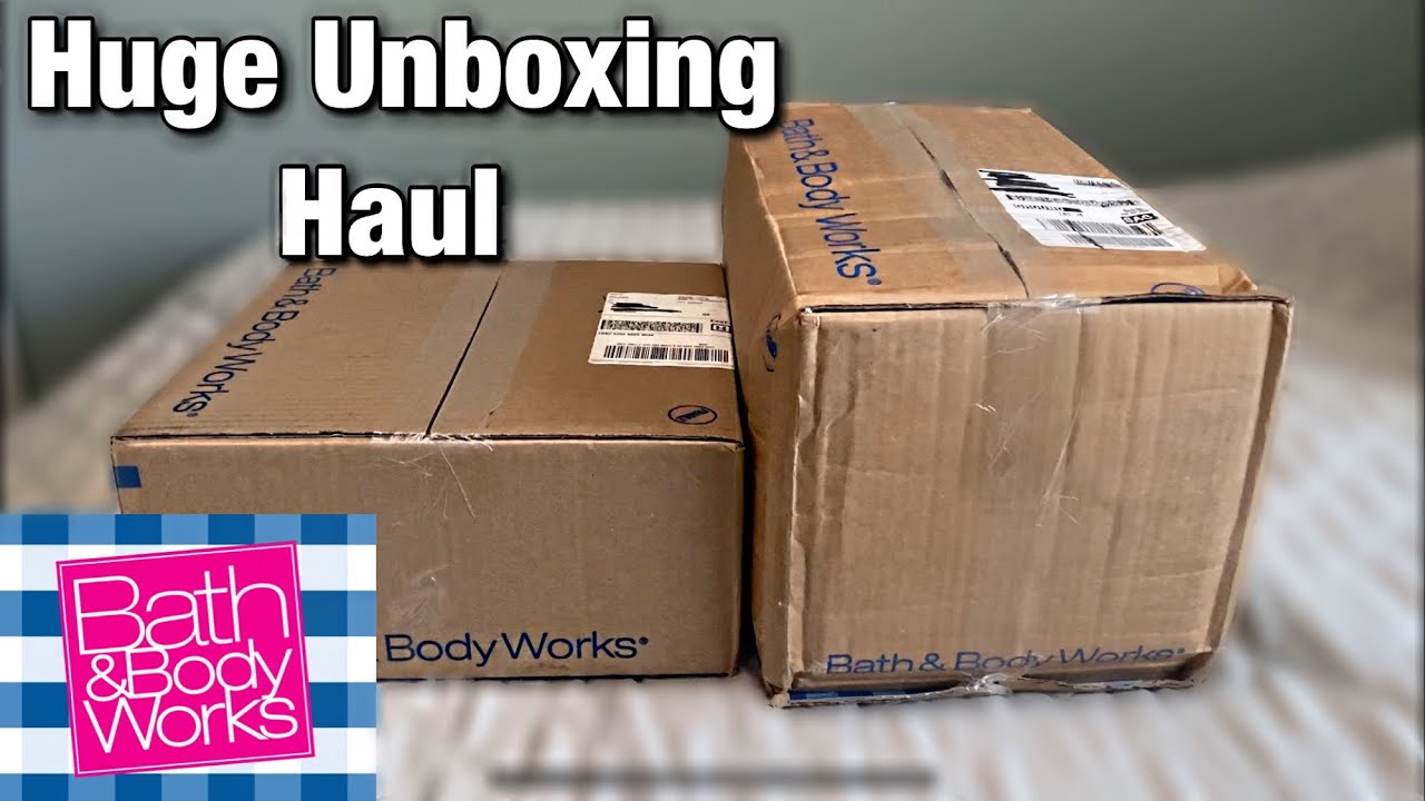 HUGE BATH & BODY WORKS UNBOXING HAUL