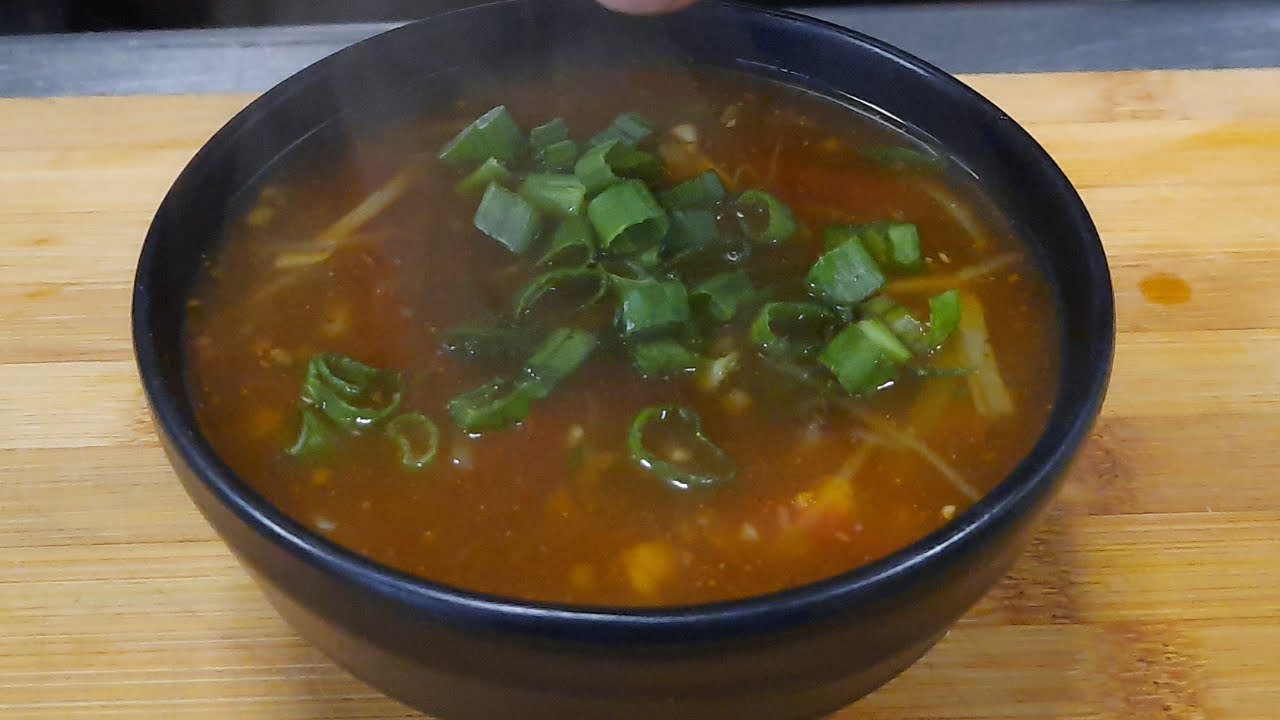 Veg Hot And Sour Soup | वेज हॉट ऐन्ड सोउर सूप रेसिपी | How To Make Veg Hot And Sour Soup At Home