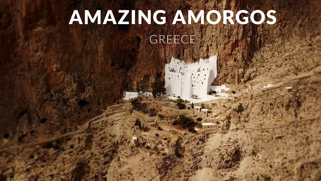 Amazing Amorgos, Greece Island 4k | Little Big World | Time lapse ,Tilt- shift & Drone Travel Video