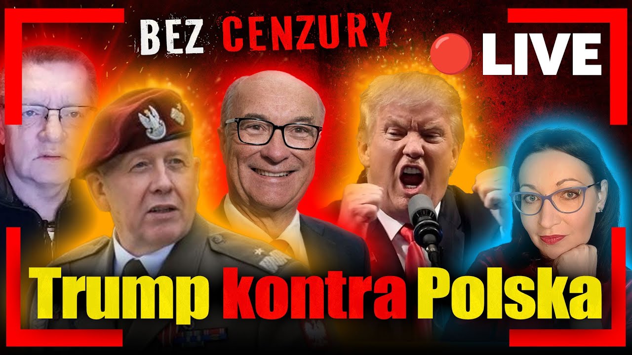 [LIVE] Trump kontra Polska. Bez cenzury. Gen. Grzegorz GRODZKI, płk WR0ŃSKI i Ilona 4RTE
