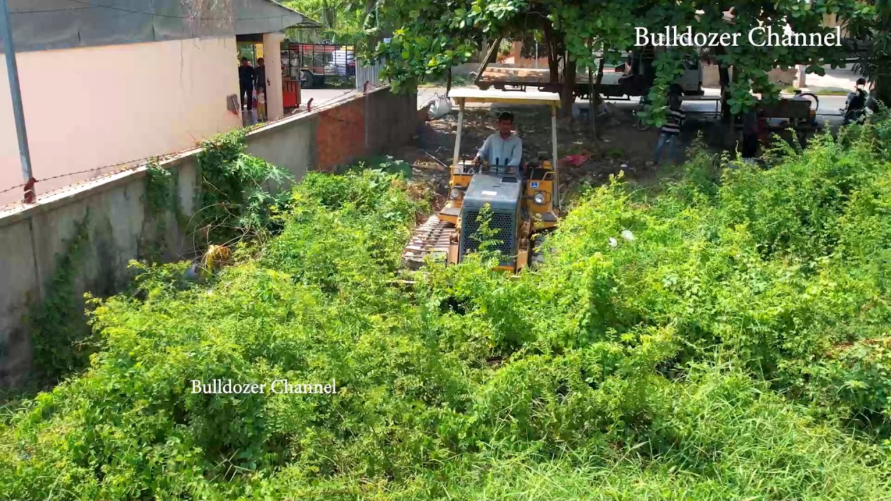 Amazing Project Operator Skills Clearing The Forest To Landfill By Bulldozer D31 Pushing 5Ton Truck