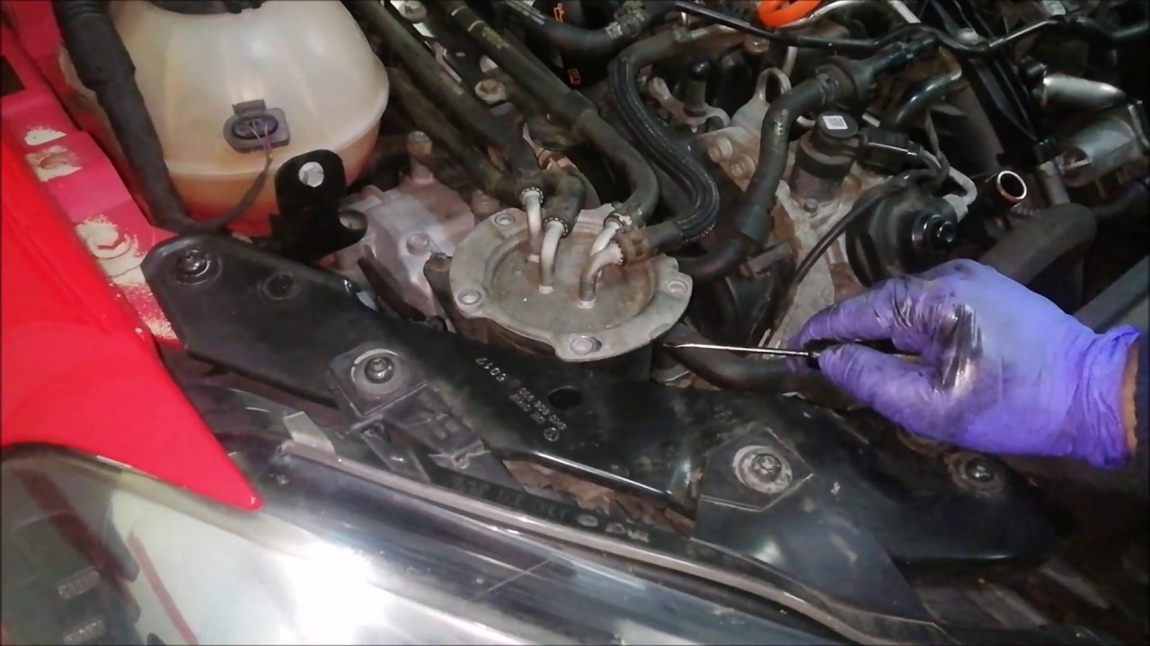 Cambio filtro combustible, gasoil, 2 0 TDI volkswagen golf VI, seat, audi, skoda
