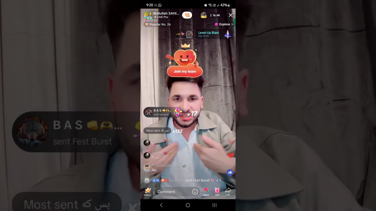 Waliullah new tiktok live Dec 18 2024 #waliullah