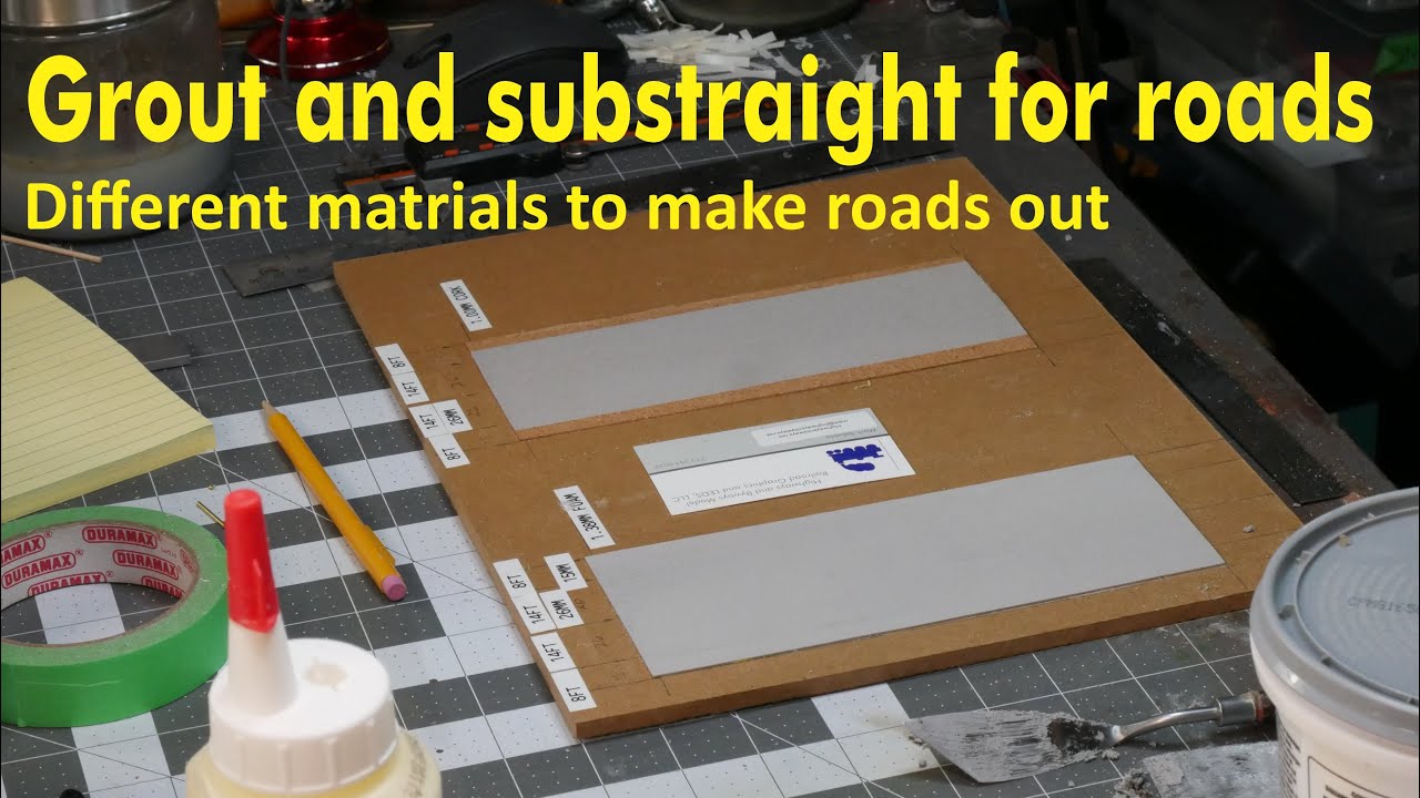 Grout and Substraights for roads