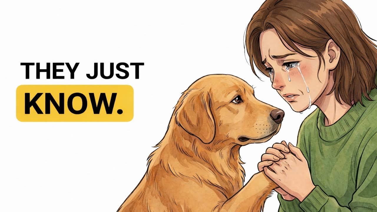 Psychology of Dogs That Comfort You When You're Crying (They Feel It In Their Own Body)