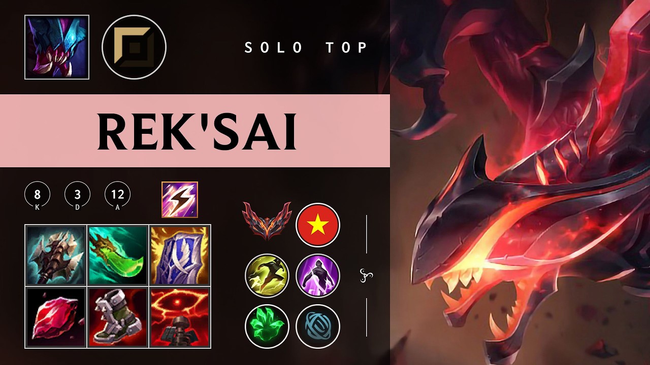Rek'Sai Top vs Fiora - VN Grandmaster Patch 26.04