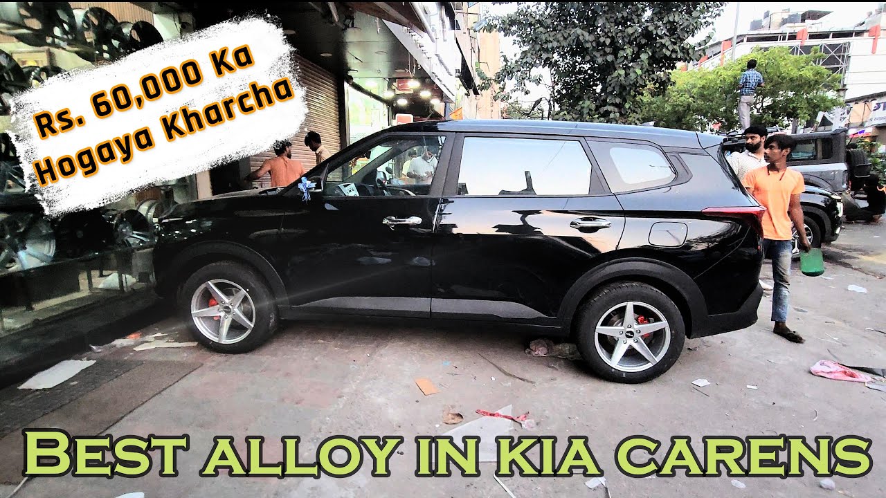 Best Alloy In New KIA Carens Premium Optional😘First in Delhi #viral #carens #kia #youtube #youtuber