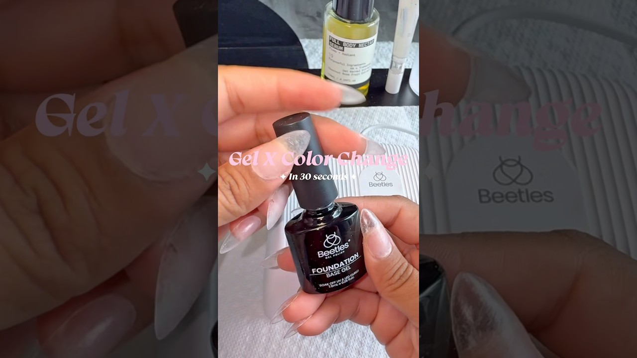 Love a fresh color💅🏽#fallnails #diynails #gelxnails #glowuptips #beautyblogger #nailremover #nails