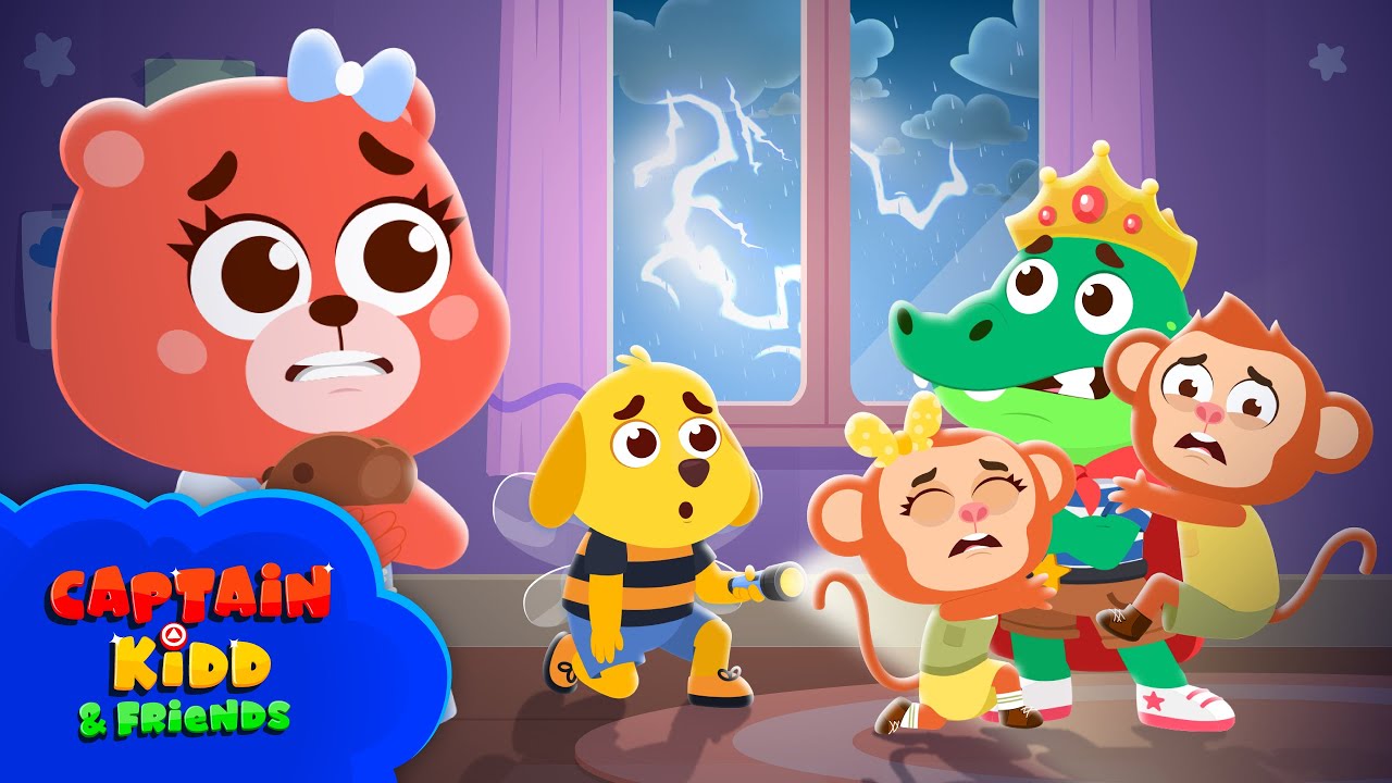 The Very Rainy Day | Captain Kidd and Friends | Kiddopia | Kids Cartoon Learning Videos Toddlers