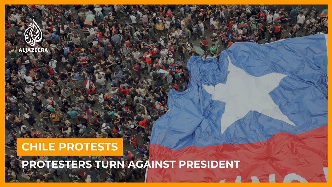 Chile protesters turn against president