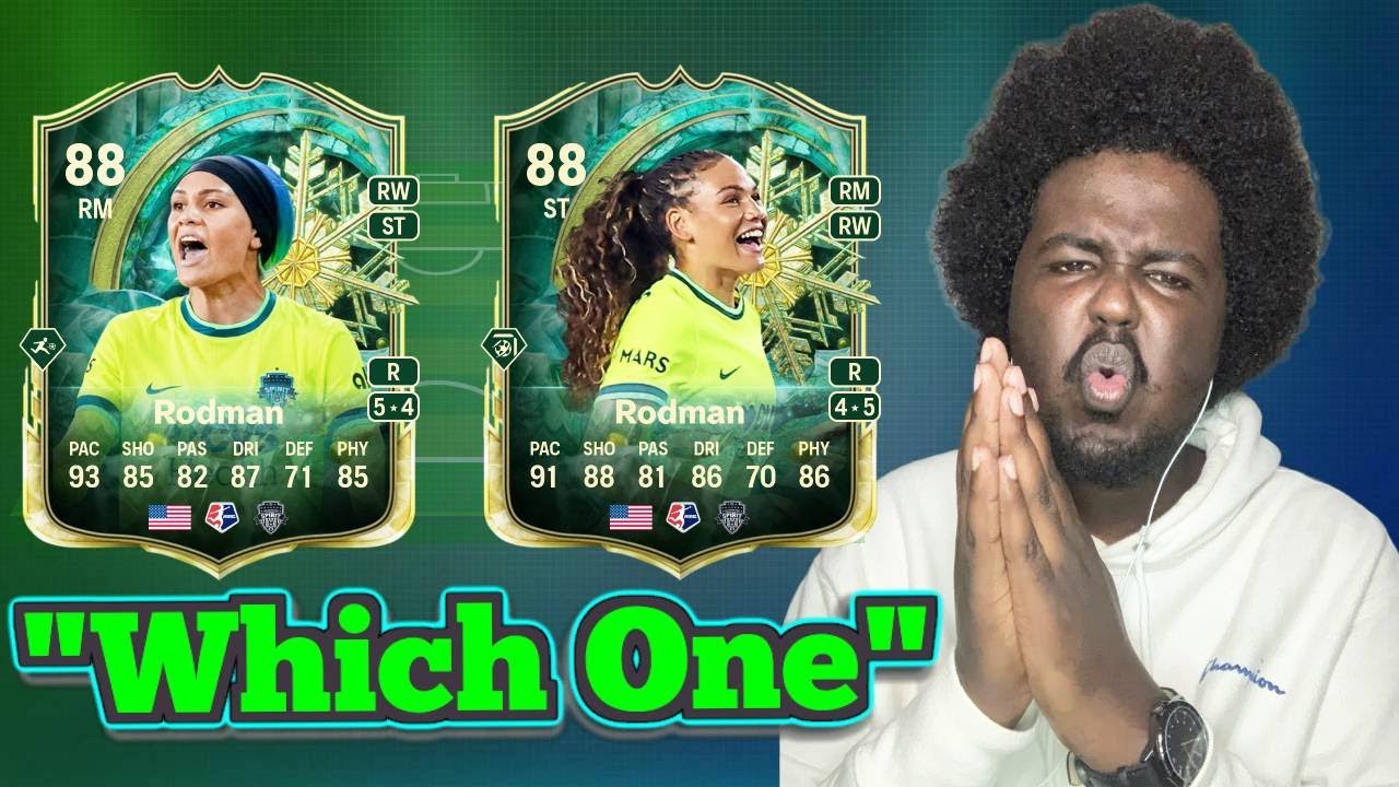 Which Winter Wildcard  Trinity Rodman is the best 88 RM or ST?? Player Review| EA FC 26