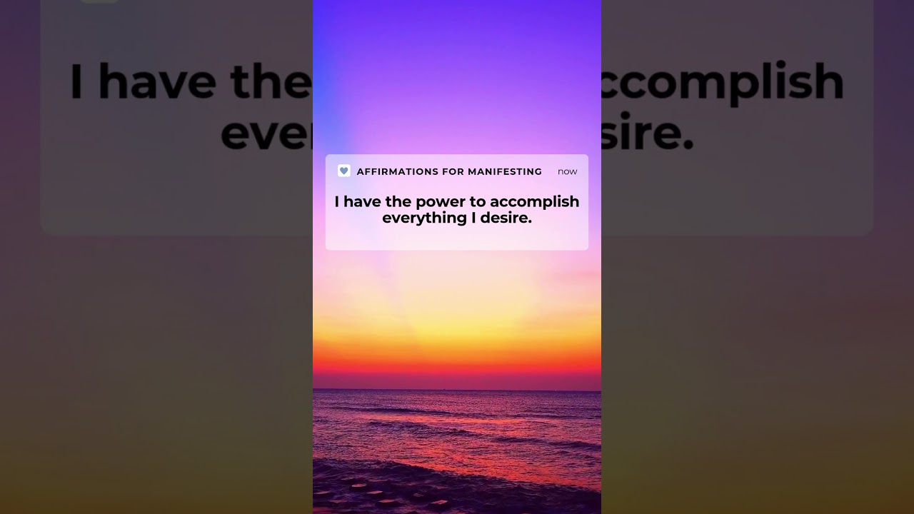 ✨ Powerful Manifestation Affirmations✨