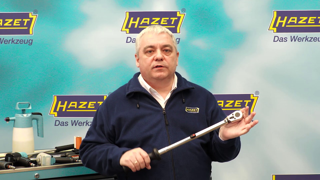 HAZET Динамометрический ключ 6122-1CT ∙ Нм мин.-макс.: 40 – 200 ∙ Допуск: 2%