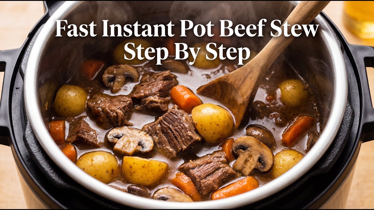 Fast Instant Pot Beef Stew Cooking Guide Step By Step