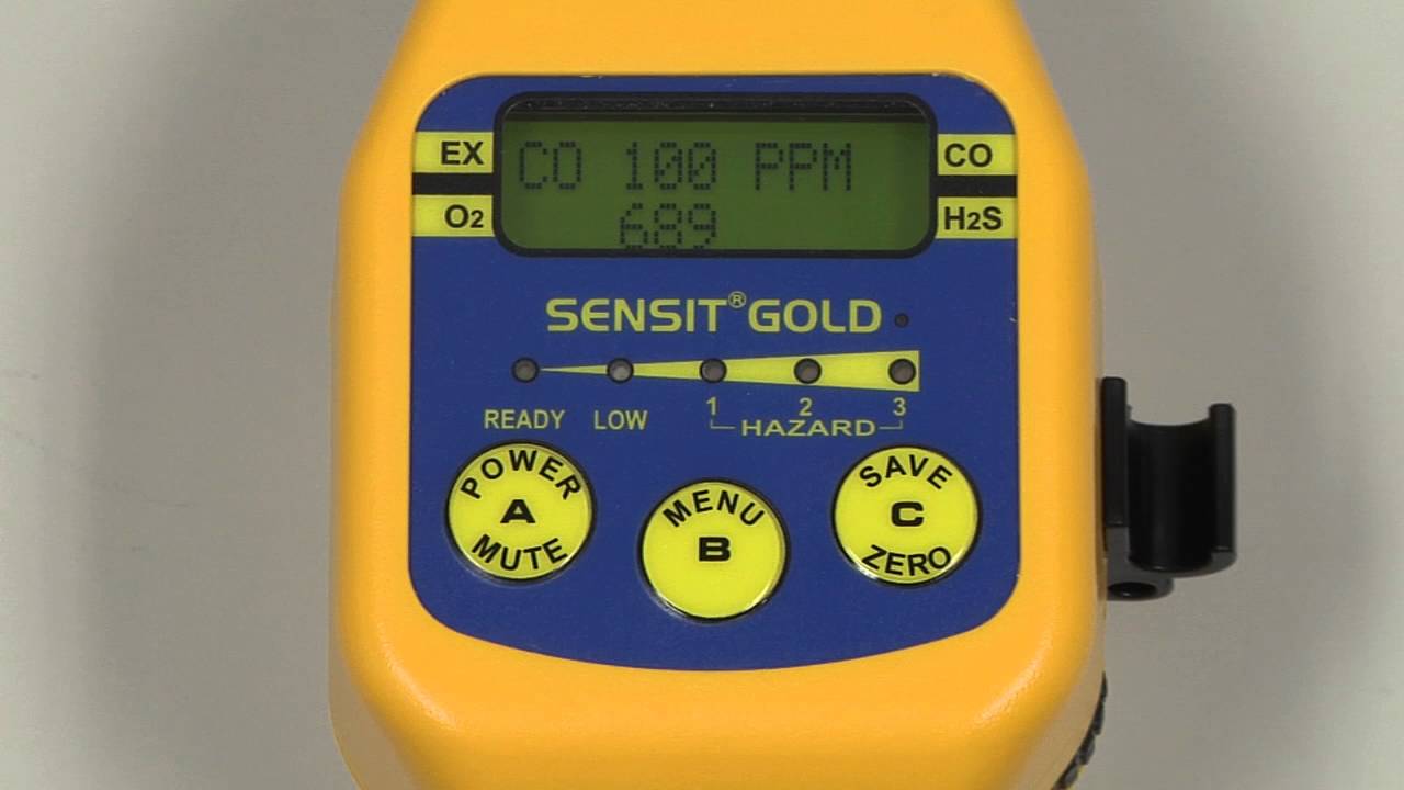 SENSIT GOLD  Gas Detection Instrument Calibration