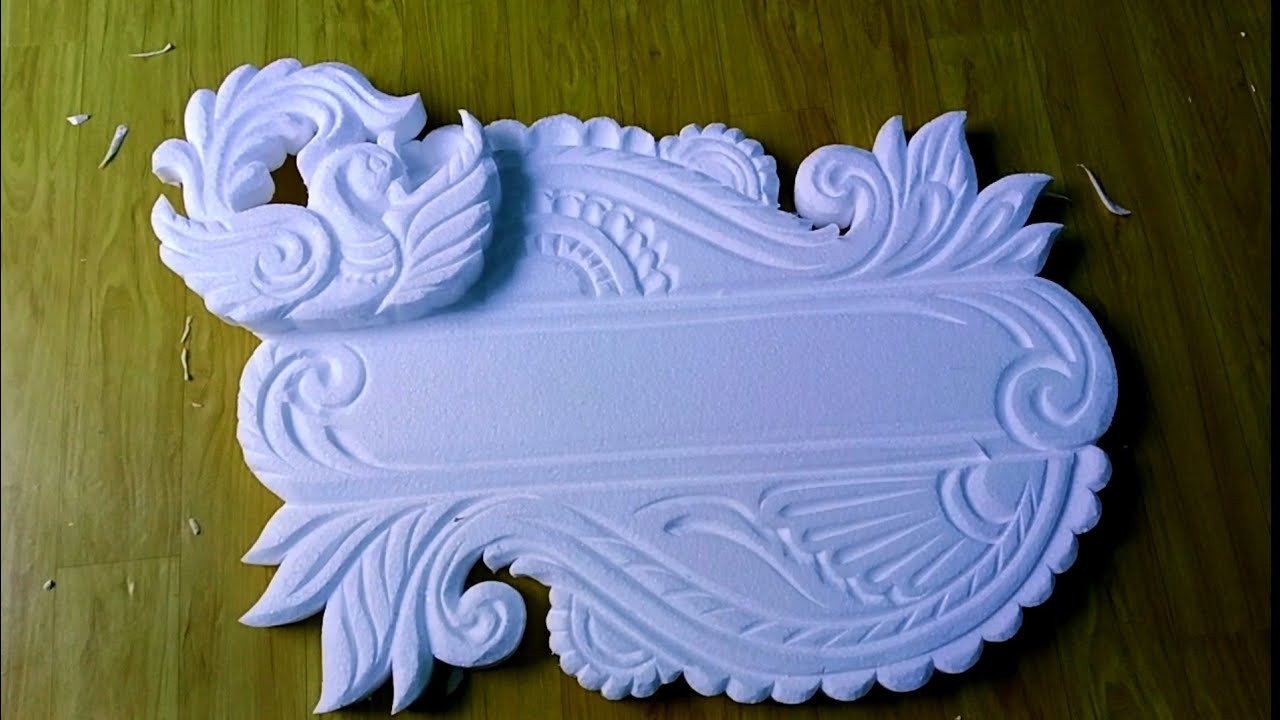 Beautiful Design For Wedding 🙂 Thermocol 🙂