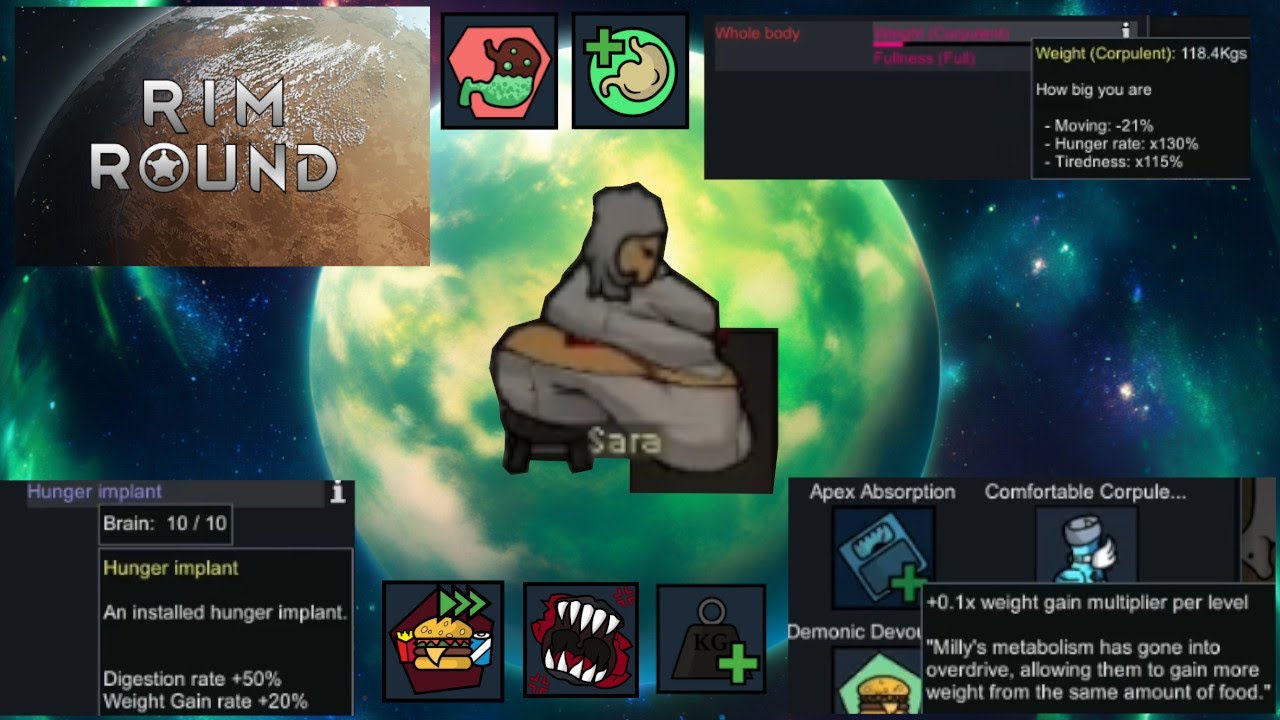 RimWorld Fat Mod | RimRound