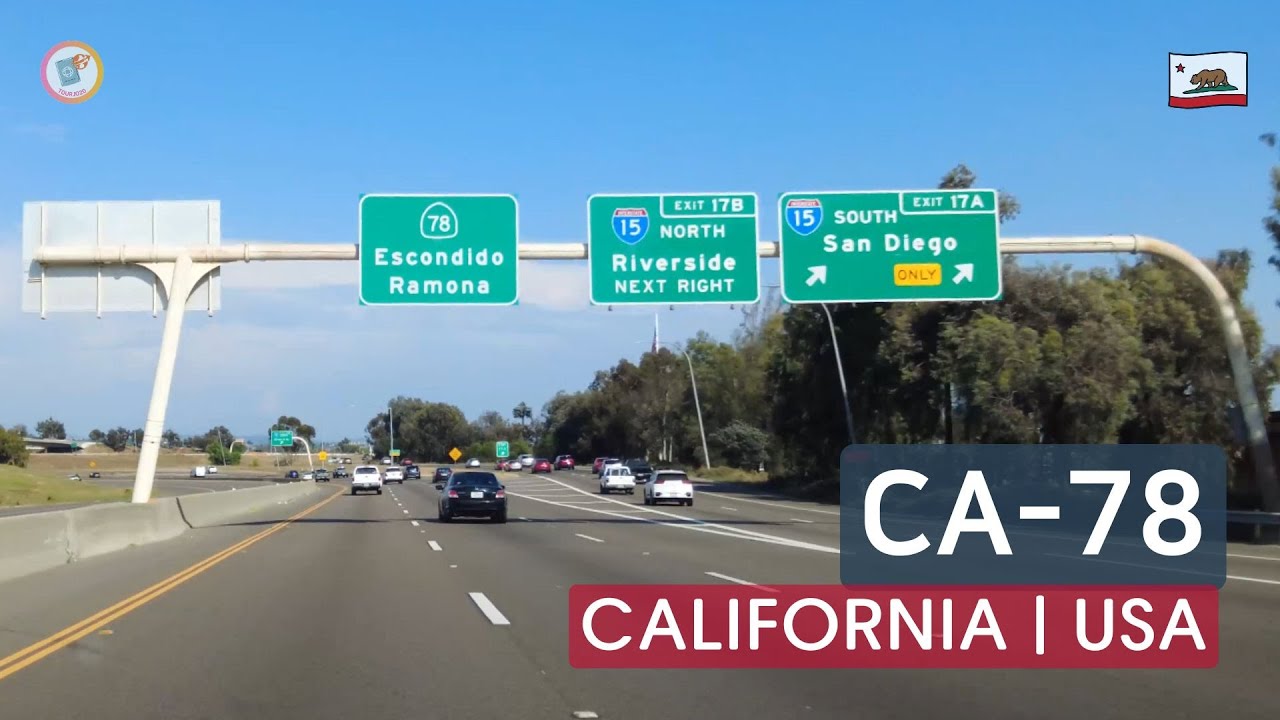 CA-78 | San Diego, CA | Driving USA & CALIFORNIA