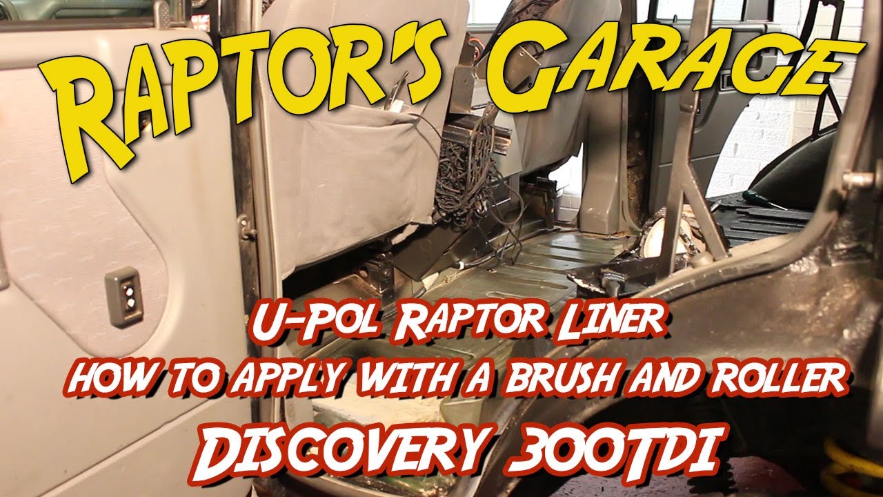 U-Pol Raptor Protective Coating with a Roller - Raptor's Garage | The Archives