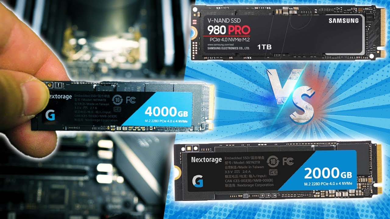 Samsung 980 pro Vs Nextorage Japan NVMe PCIe Gen 4 M.2 Internal SSD - FREE DRIVE!