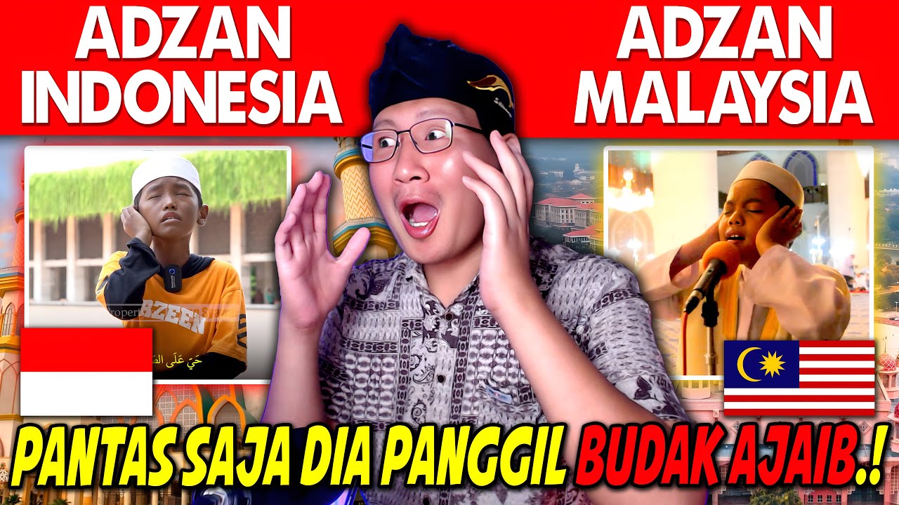 MALAYSIAN ADZAN VS INDONESIAN ADZAN⁉️INILAH GENERASI EMAS DUA NEGARA SERUMPUN⁉️🇮🇩🇲🇾