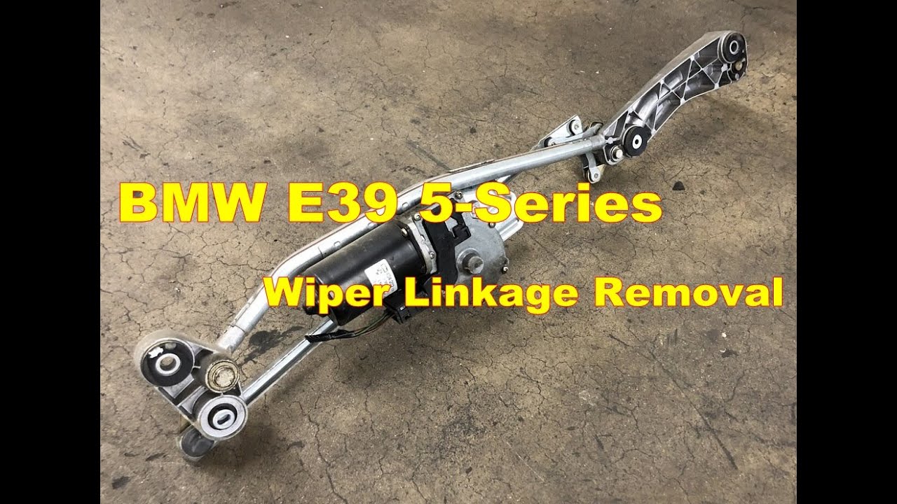 How to remove front windshield wiper motor on BMW E39 5-Series Models