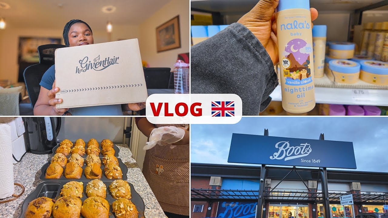 VLOG | ПОЛУЧИЛА ЗАКАЗ НА БАНАНОВЫЙ ХЛЕБ | РАСПАКОВКА ПАРИКА | ПОКУПКА СРЕДСТВ ПО УХОДУ ЗА КОЖЕЙ