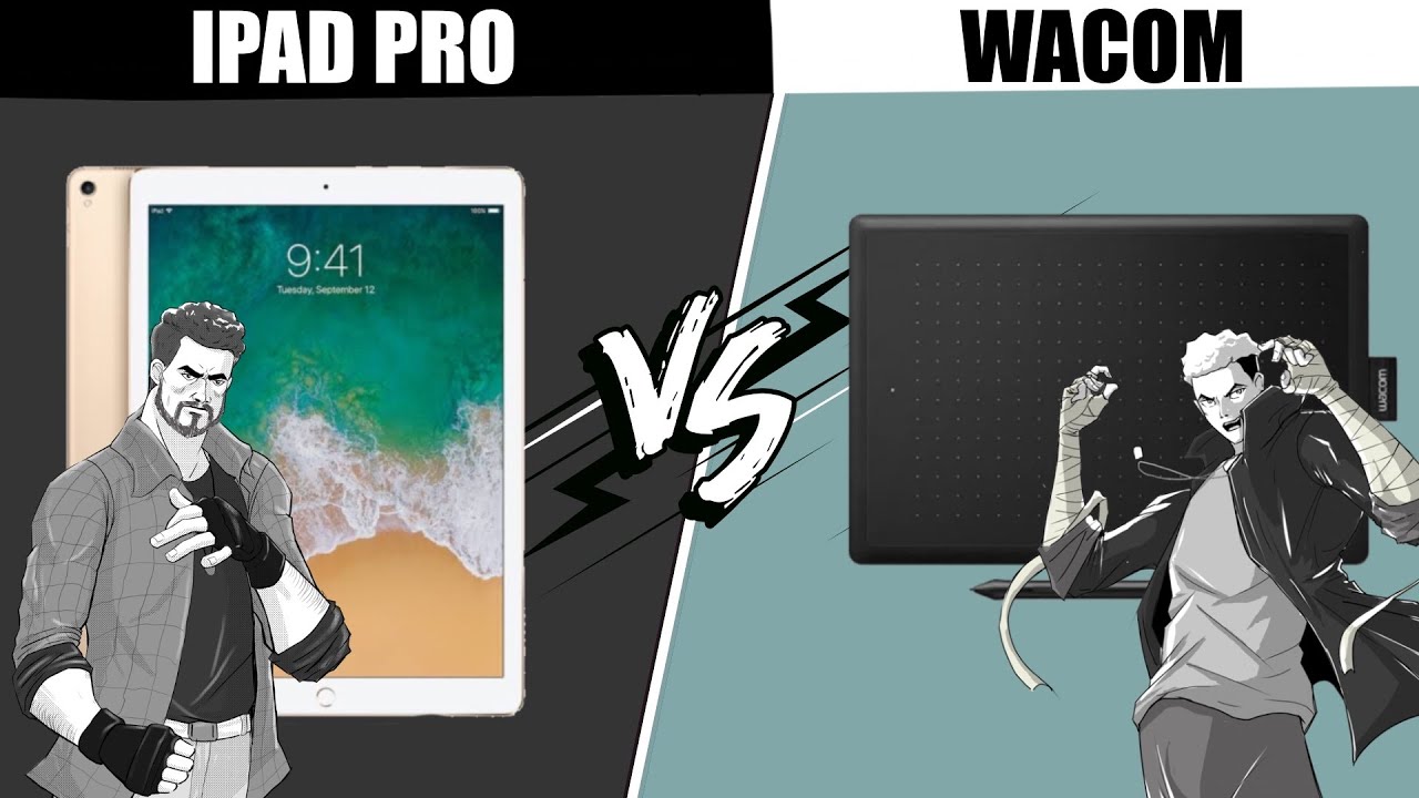 Tableta Gráfica VS Ipad Pro - TEST DE DIBUJO