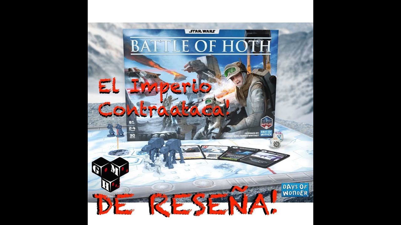 De Reseña! BATTLE OF HOTH Star Wars  -  juego de mesa