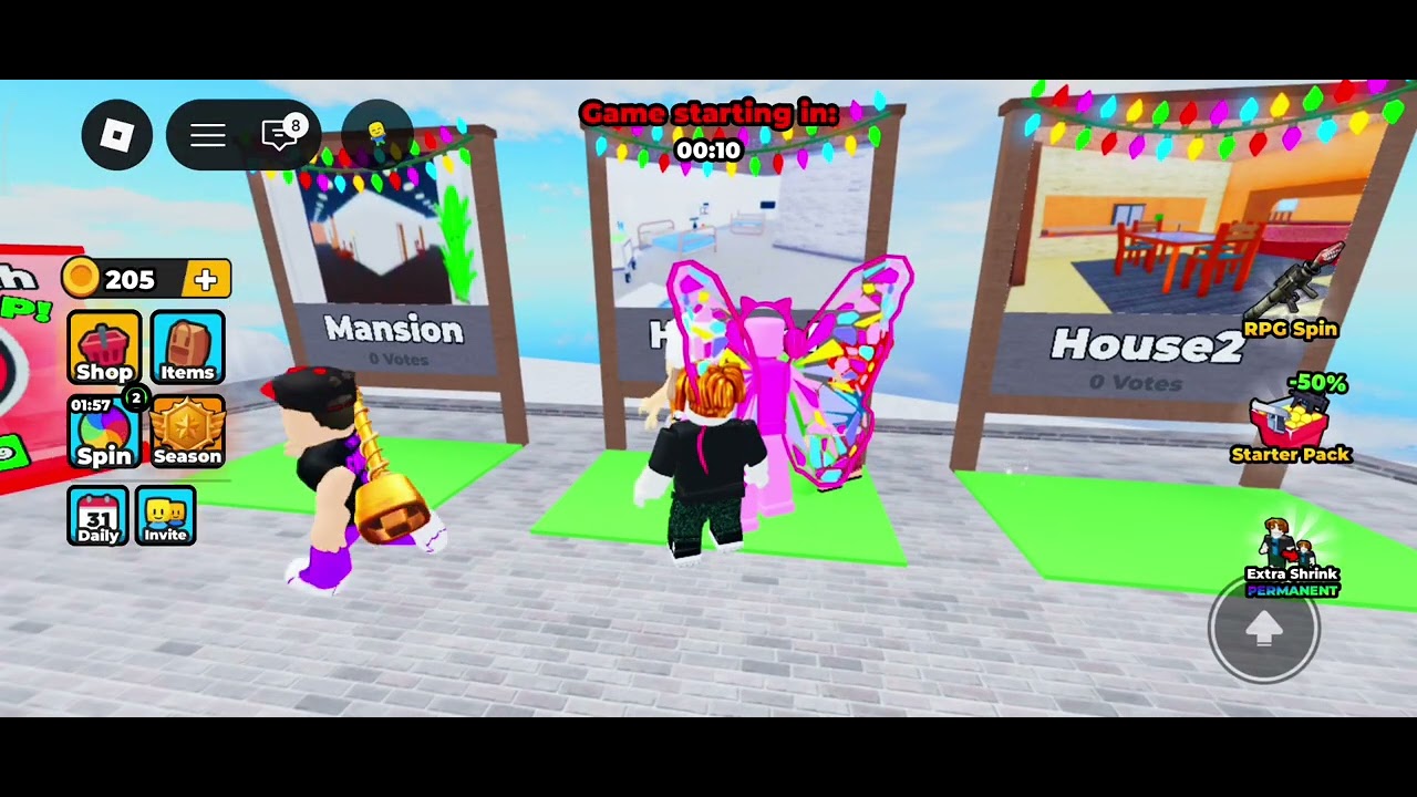 Roblox shrink hide and seek
