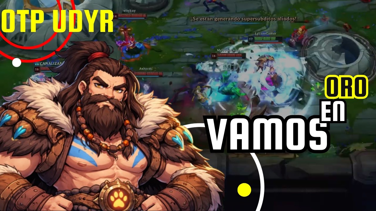 LoL OTP UDYR | ORO 1| TUTORIAL de como MITIGAR Errores para subir a PLATINO