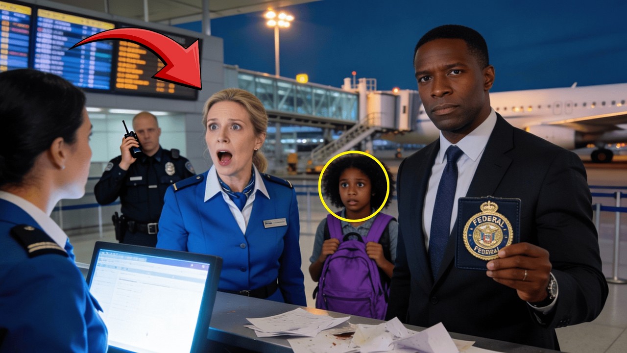 Gate Agent Calls Police on Black Girl's Backpack — Freezes When Dad Reveals He's FAA Director