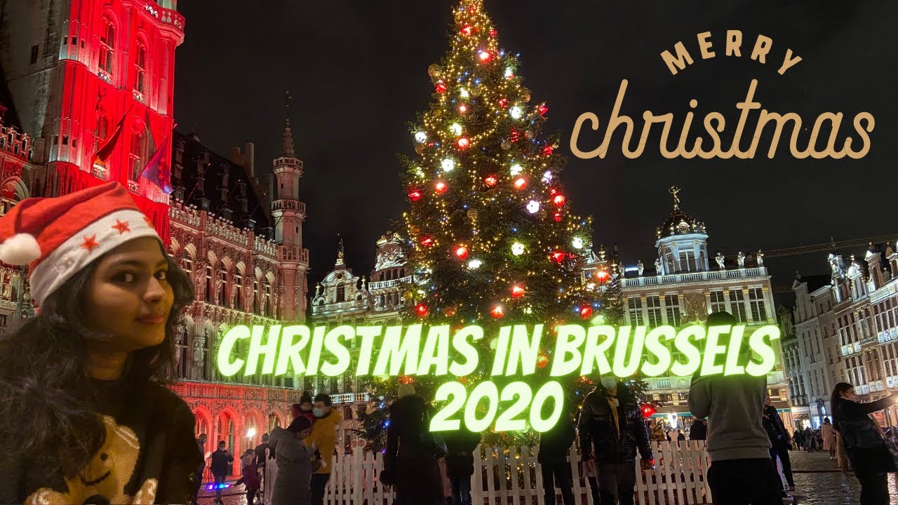 Christmas in Brussels 2020| Christmas Lights✨| Grand Place|Trumpet Flower| Kerstmis in Belgie🎄