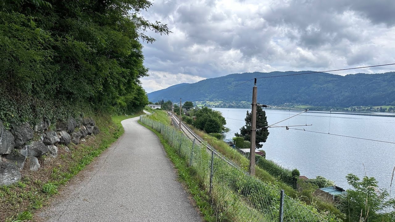 Fahrradtour um den Ossiachersee (Radweg Ossiachersee, Kärnten)