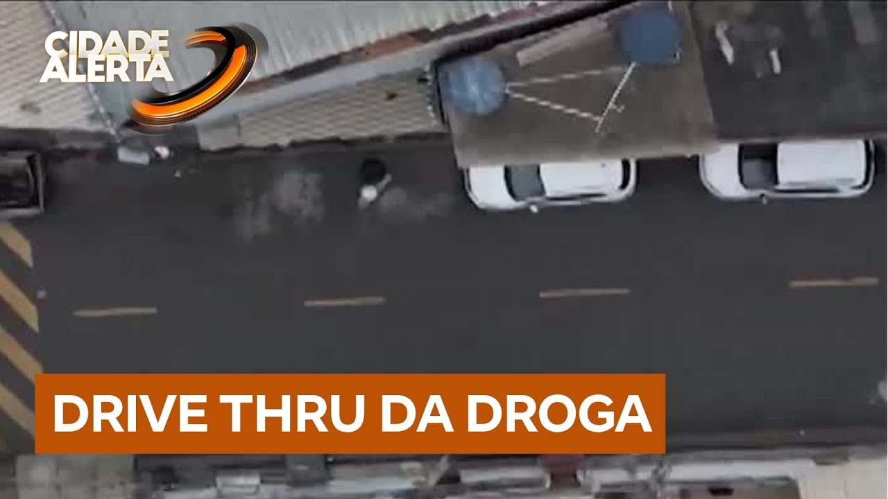 ‘Drive-thru da droga’: Cidade Alerta flagra ponto de venda de drogas em Osasco (SP)