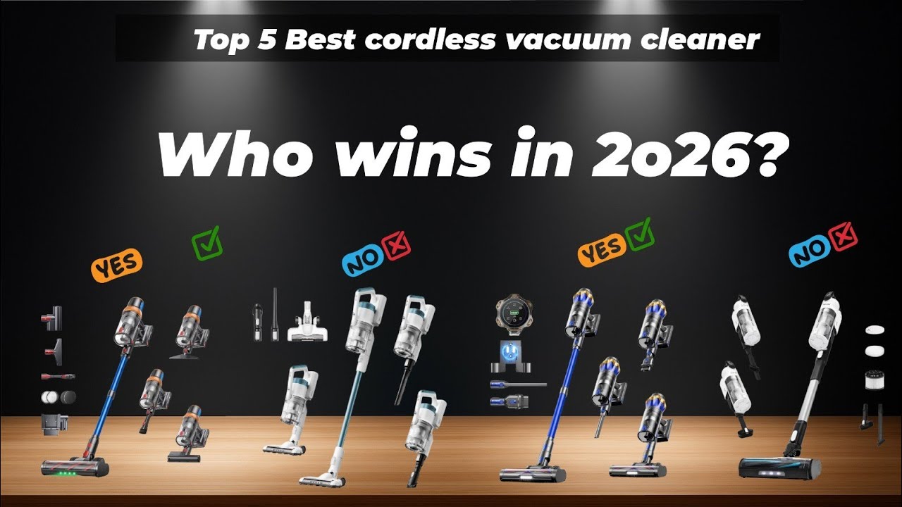 ✅ Top 5 Best cordless vacuum cleaner [Watch This Before You Make a Choice!]