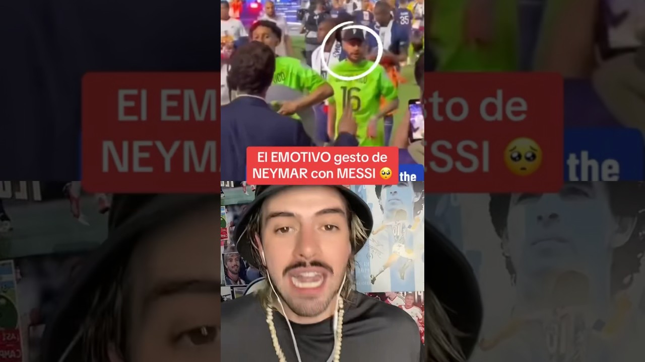 El EMOTIVO gesto de #NEYMAR con #MESSI 🥺| La salida del crack de #Argentina del Psg en Francia