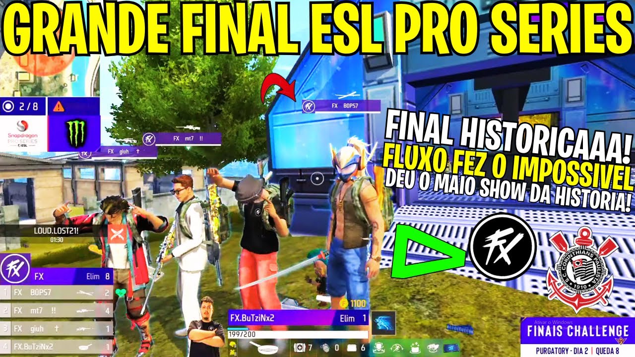 &Eacute; CAMPE&Atilde;OOOOOO! FLUXO FAZ HISTORIA NA GRANDE FINAL ESL LATAM! AMASSANDO LOUD E CORINTHIANS! SURREAL!